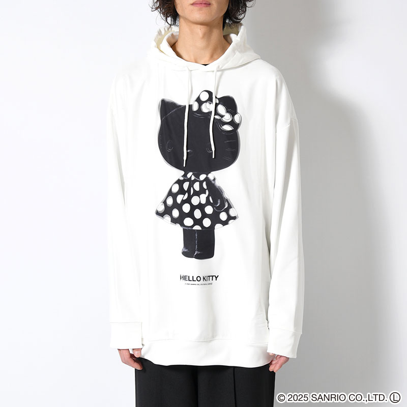 BLACK KITTY DOTS ONE-PIECE -2.COLOR-