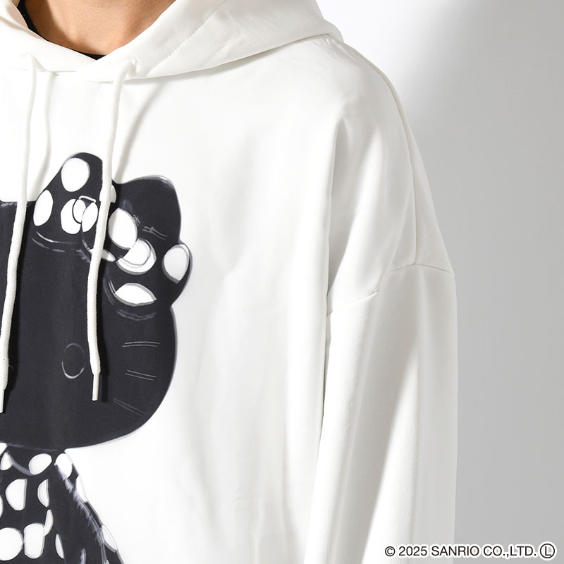 BLACK KITTY DOTS ONE-PIECE -2.COLOR-