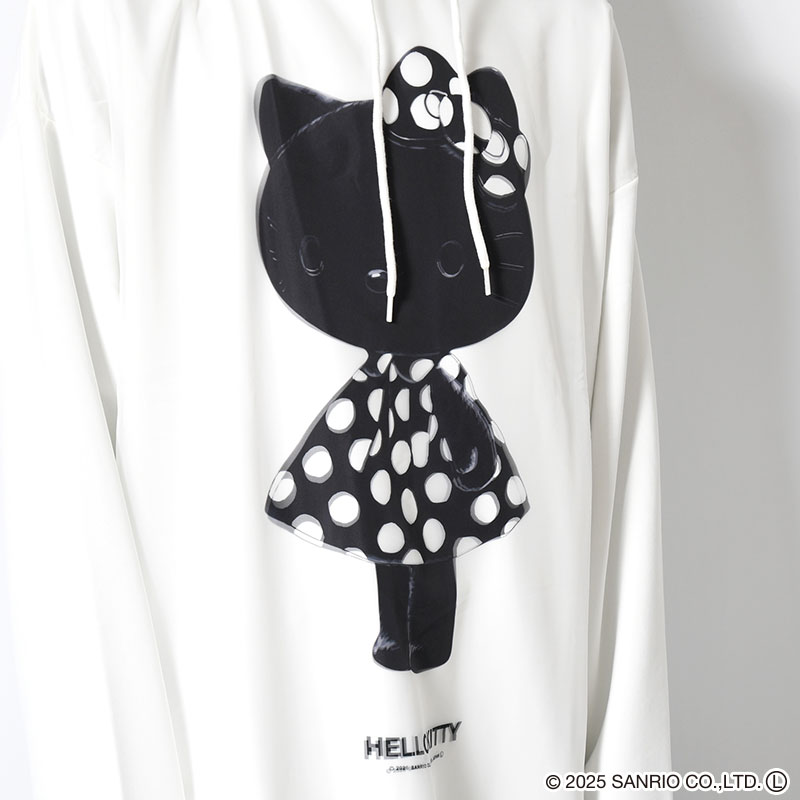 BLACK KITTY DOTS ONE-PIECE -2.COLOR-