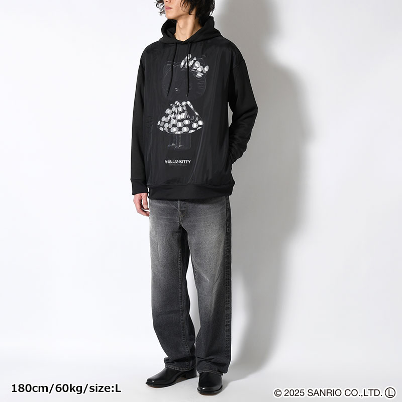 BLACK KITTY DOTS ONE-PIECE -2.COLOR-