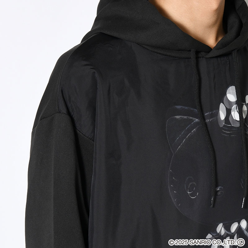 BLACK KITTY DOTS ONE-PIECE -2.COLOR-