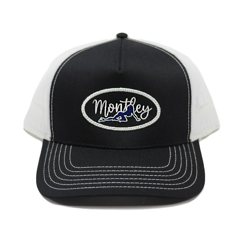 GIRL WAPPEN MESH CAP -2.COLOR-(BLACK)