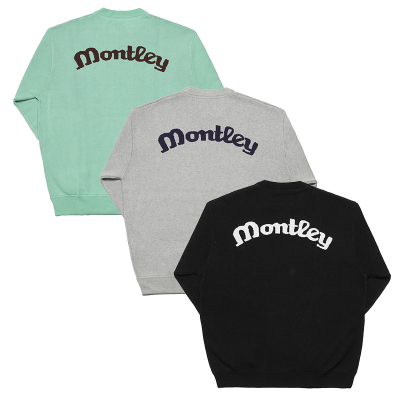 LOGO KNIT CREW -3.COLOR-