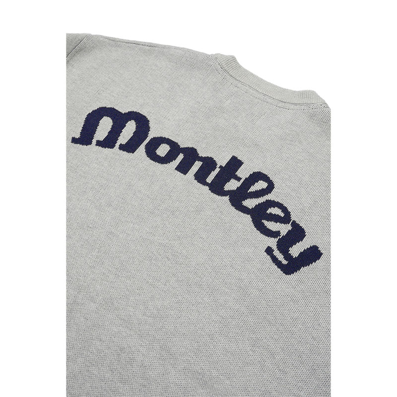 LOGO KNIT CREW -3.COLOR-