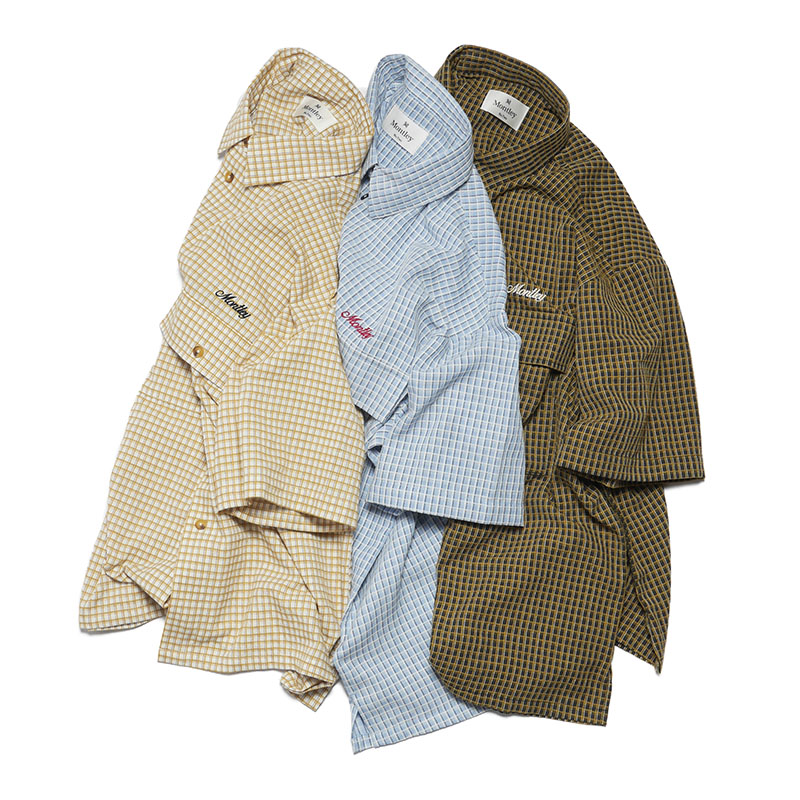 CHECK SS SHIRT -3COLOR-