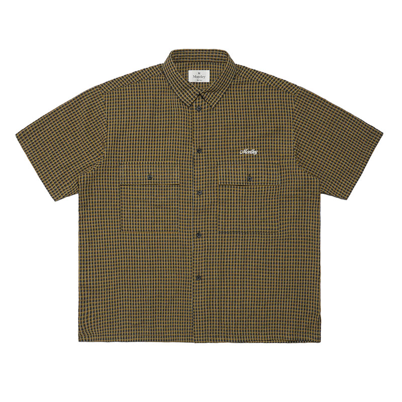 CHECK SS SHIRT -3COLOR-