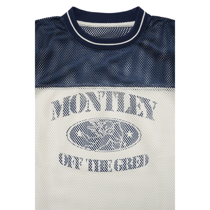 MESH SS TEE -3COLOR-