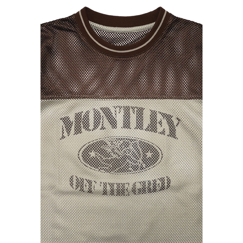 MESH SS TEE -3COLOR-