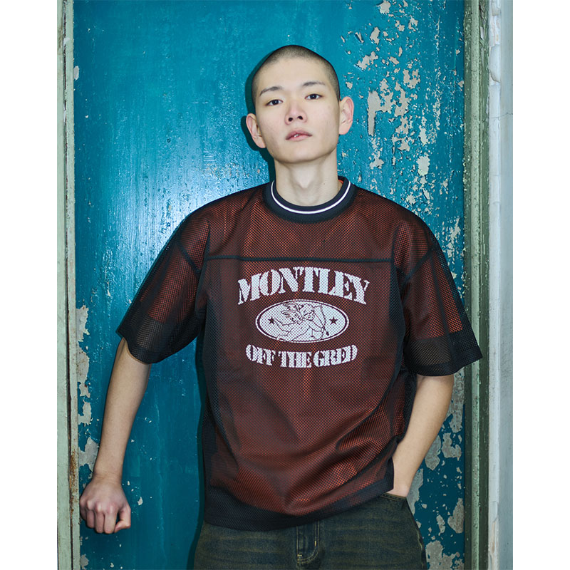 MESH SS TEE -3COLOR-