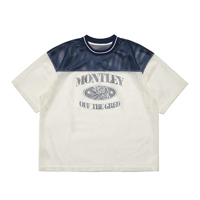 MESH SS TEE -3COLOR-