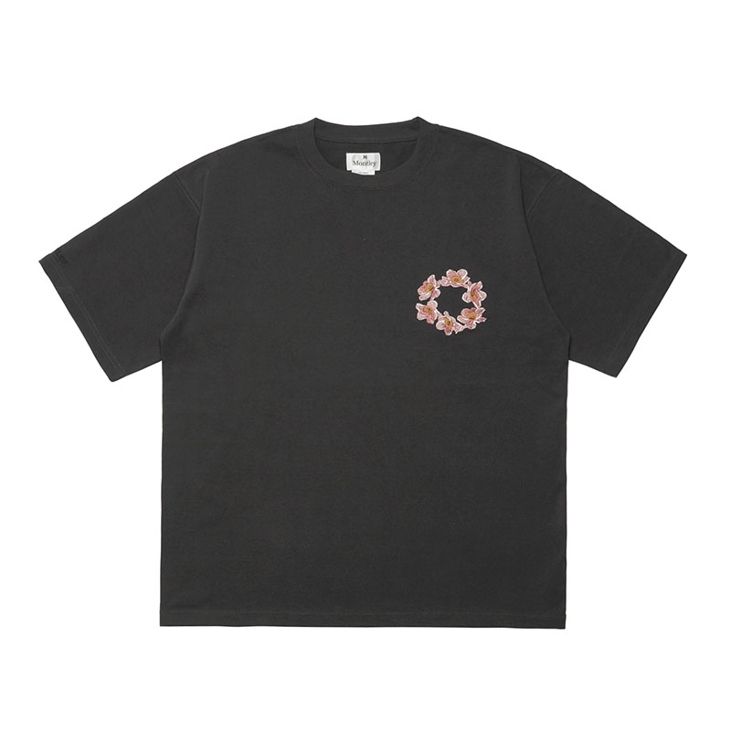 CIRCLE FLOWER LOGO HEAVY SS TEE -3COLOR-