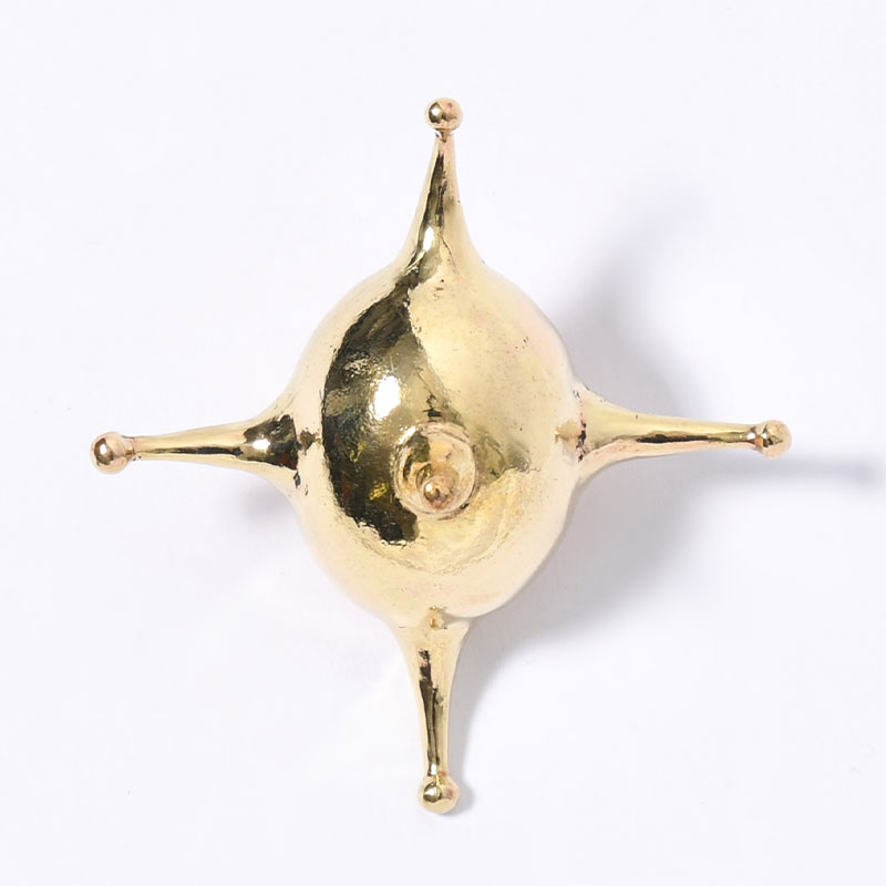 STAR PIN BROOCH / VEGA -BRASS-