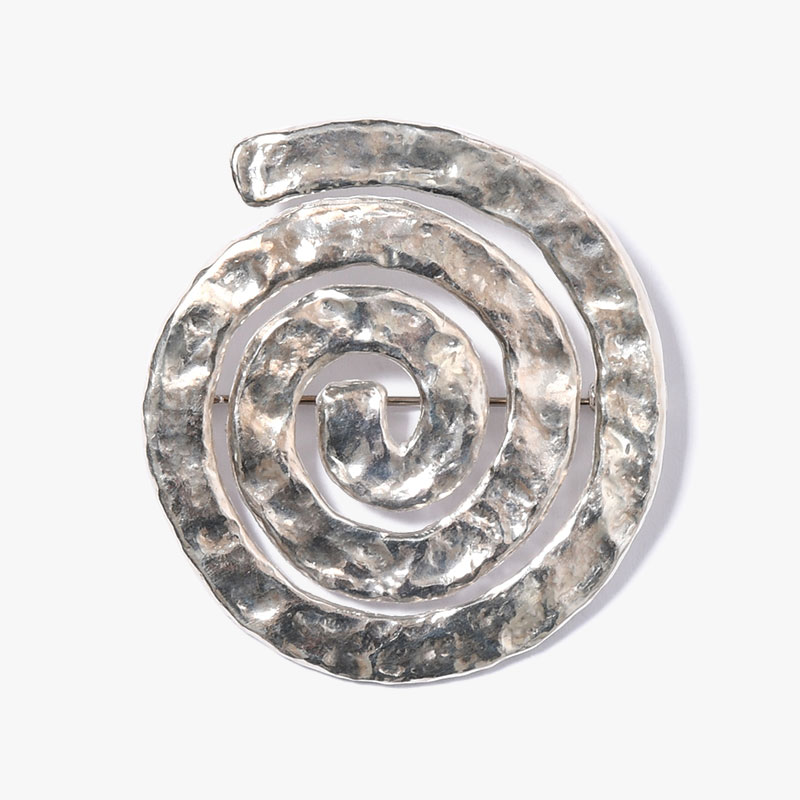 HELIX BROOCH -SILVER-