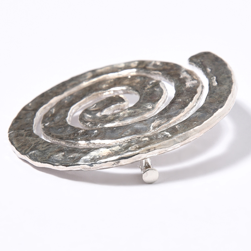 HELIX BROOCH -SILVER-