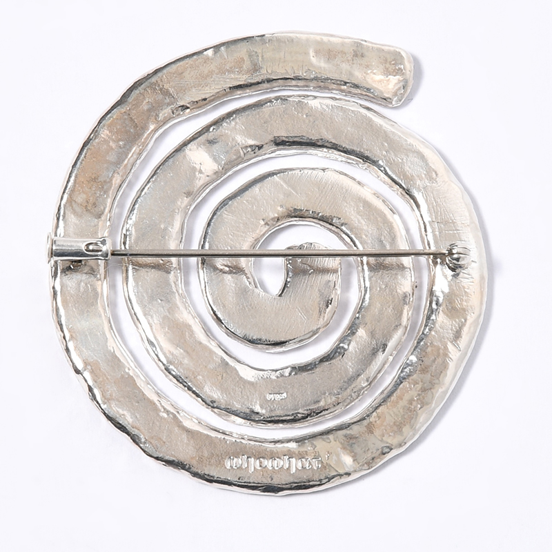 HELIX BROOCH -SILVER-