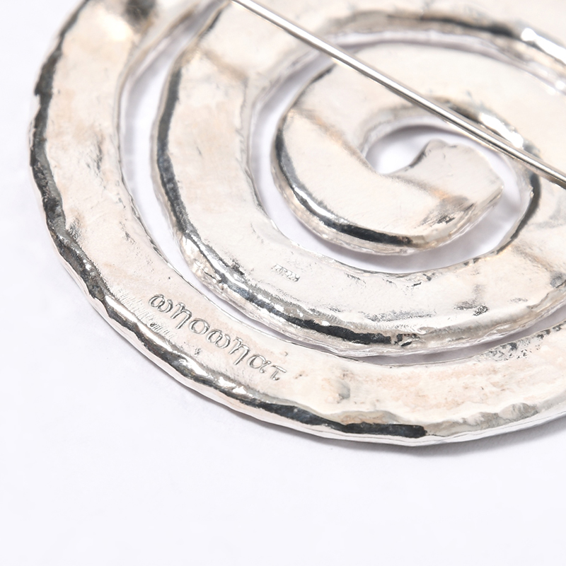 HELIX BROOCH -SILVER-