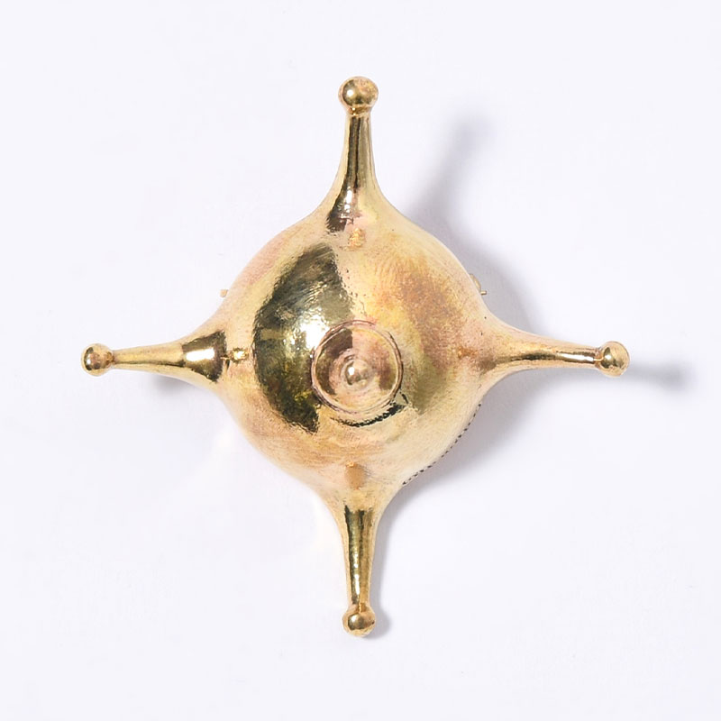 STAR BROOCH / ALTAIR -BRASS-