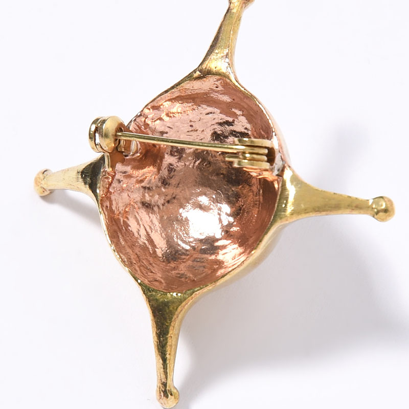 STAR BROOCH / ALTAIR -BRASS-