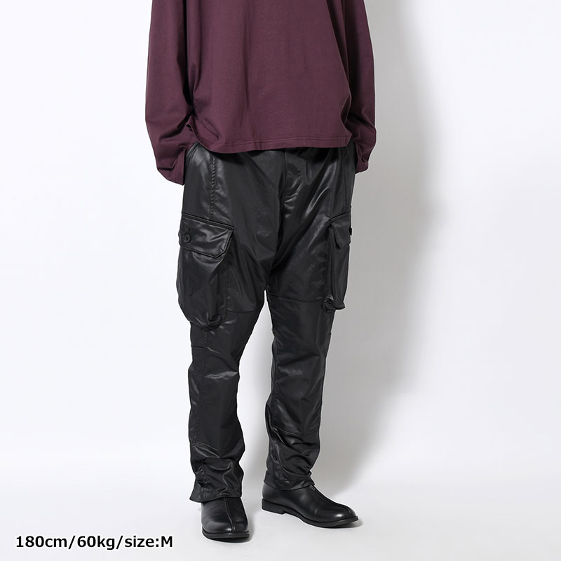 MOTORCYCLE PANTS -BLACK-