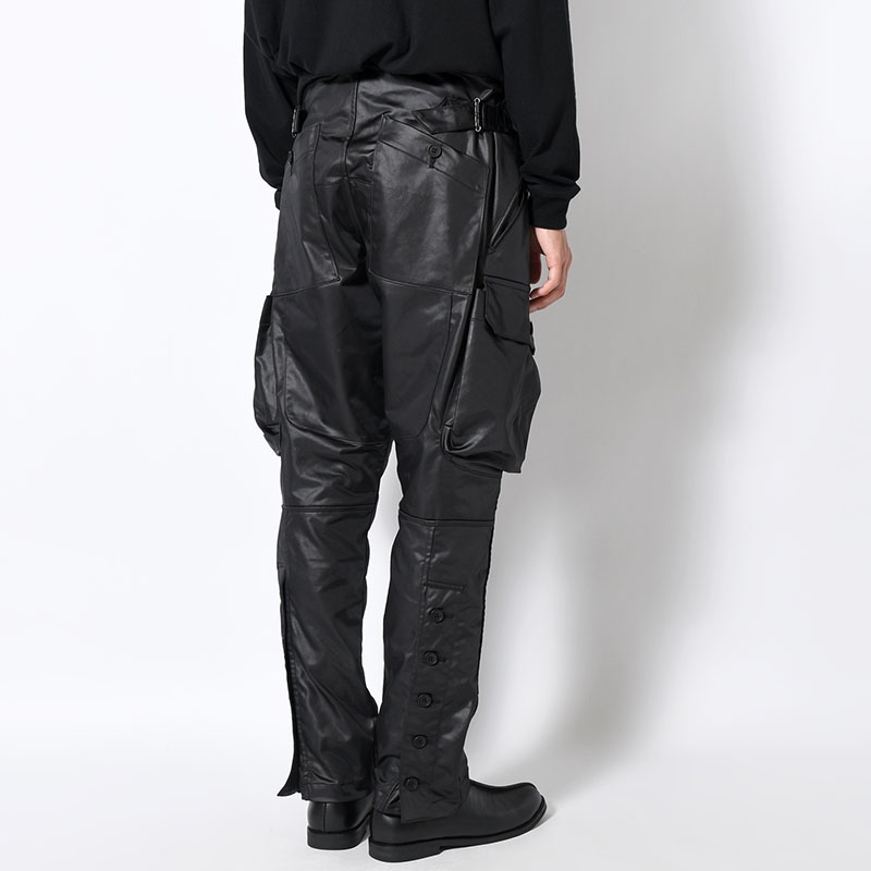 MOTORCYCLE PANTS -BLACK-