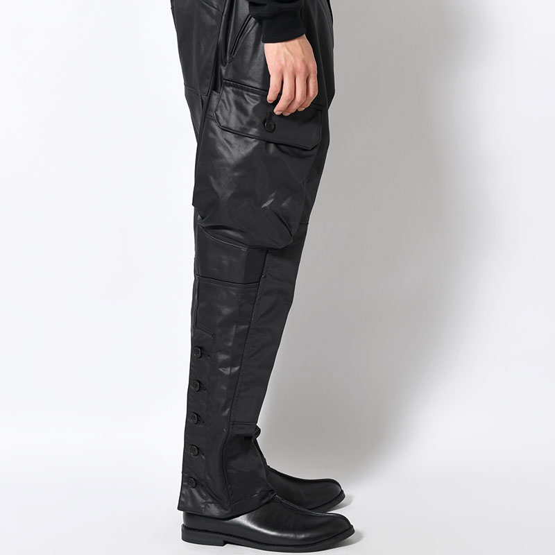 MOTORCYCLE PANTS -BLACK-