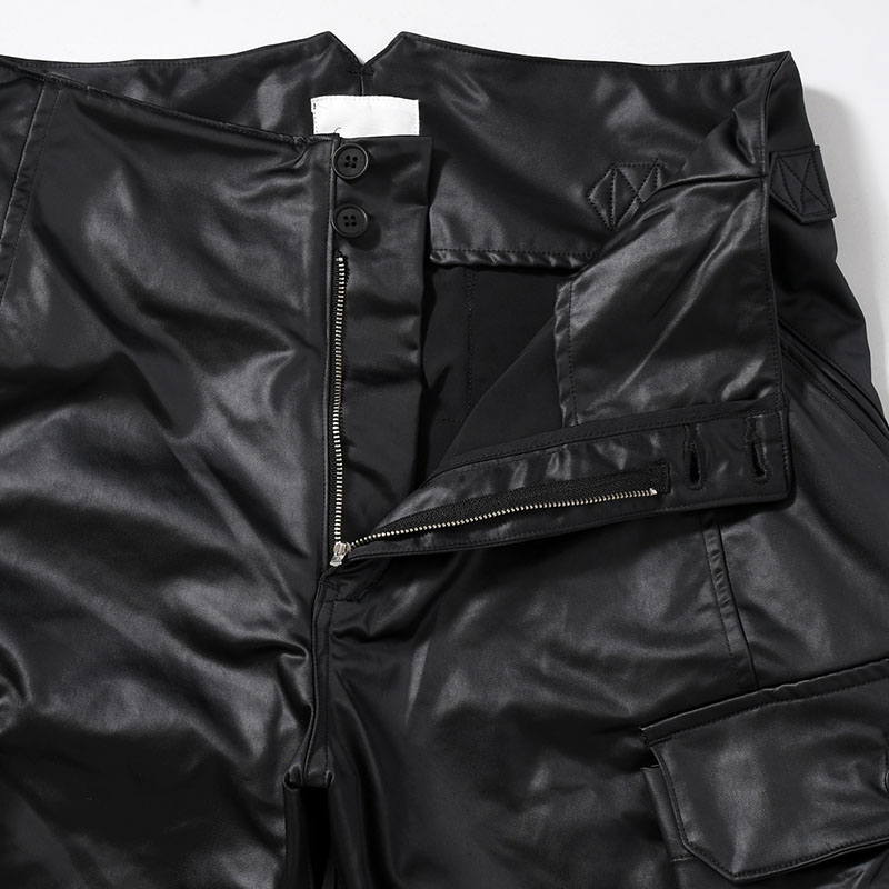 MOTORCYCLE PANTS -BLACK-