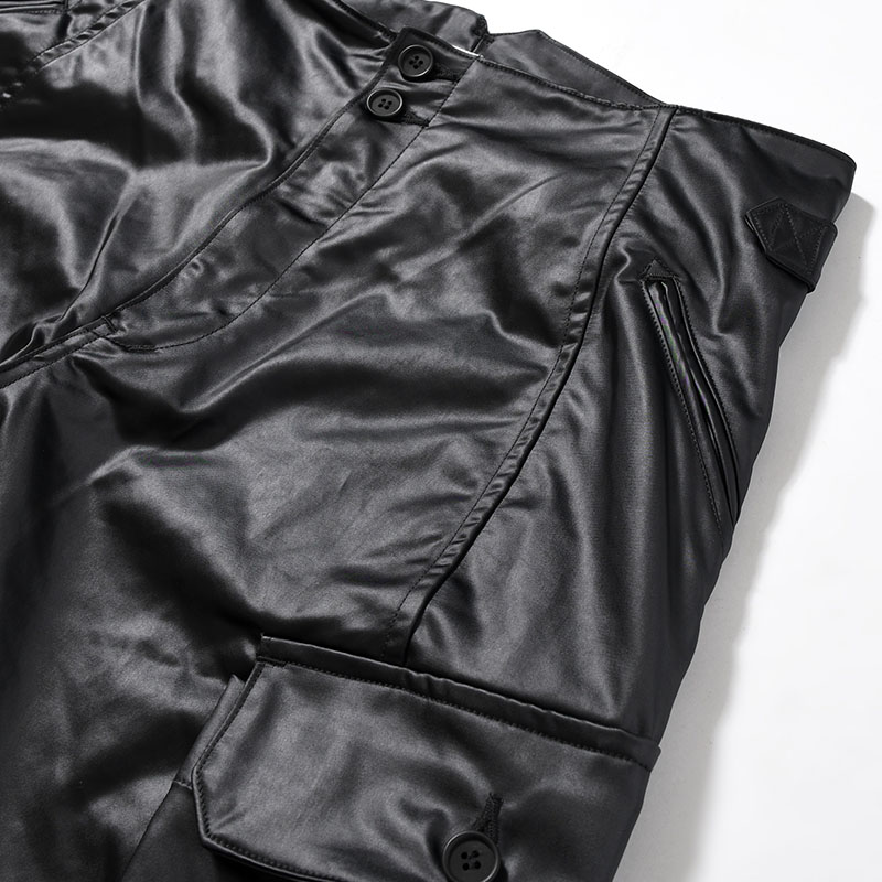 MOTORCYCLE PANTS -BLACK-