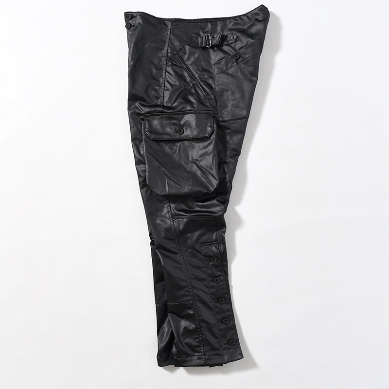 MOTORCYCLE PANTS -BLACK-