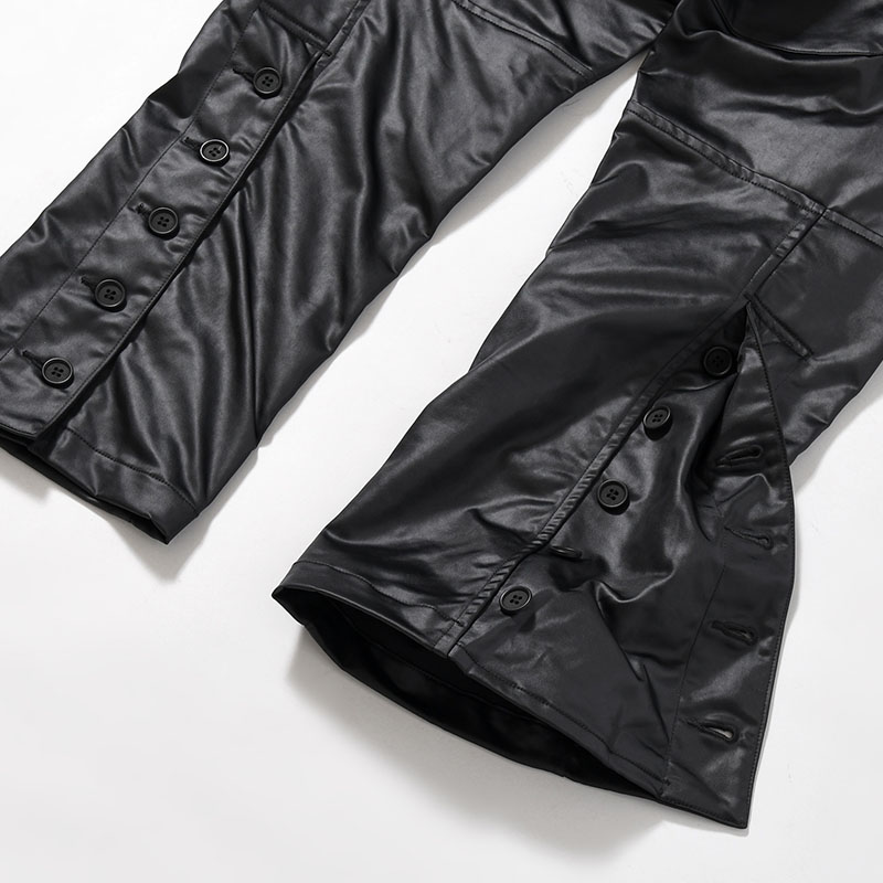 MOTORCYCLE PANTS -BLACK-