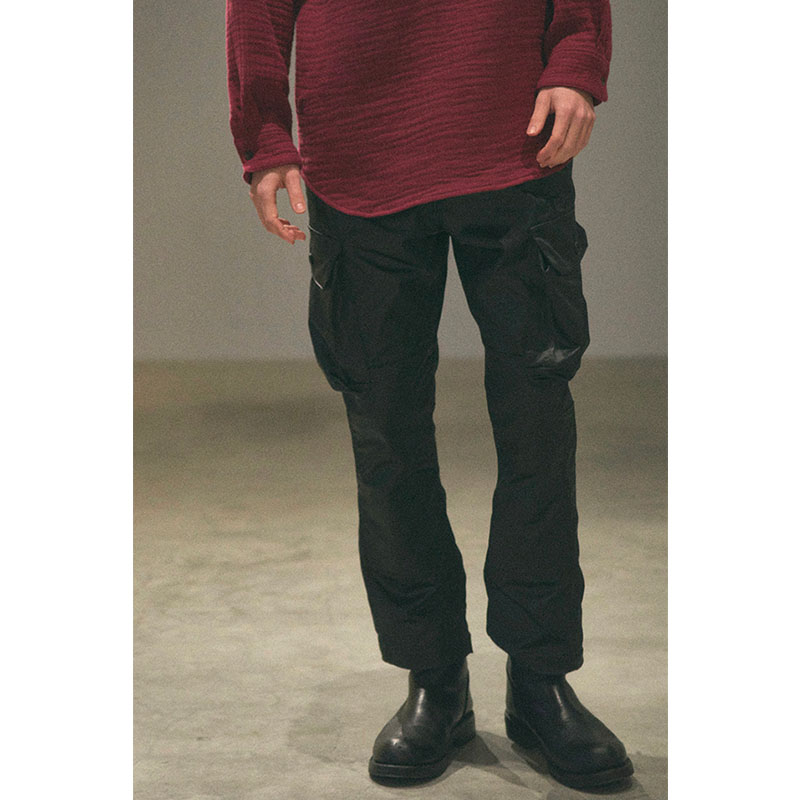 MOTORCYCLE PANTS -BLACK-