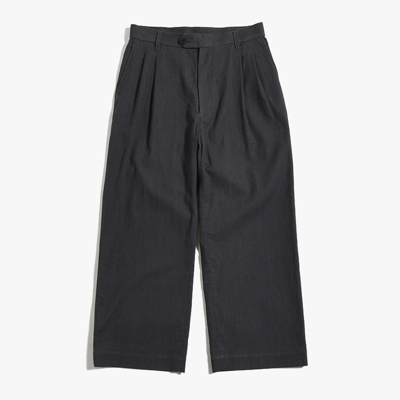 2TUCK TROUSERS -BLACK/PINK- | IN ONLINE STORE