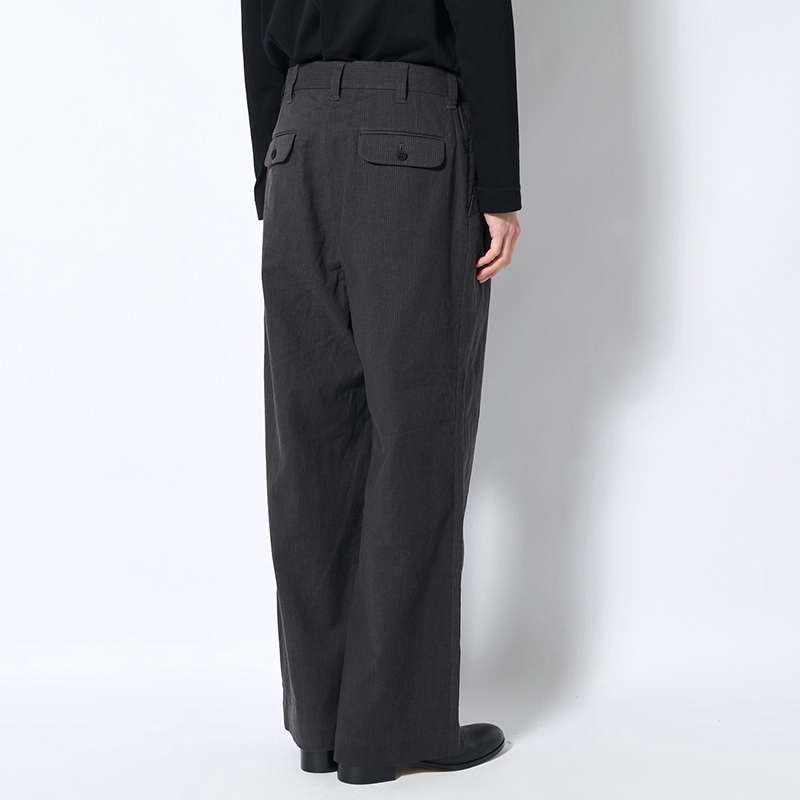 2TUCK TROUSERS -BLACK/PINK- | IN ONLINE STORE
