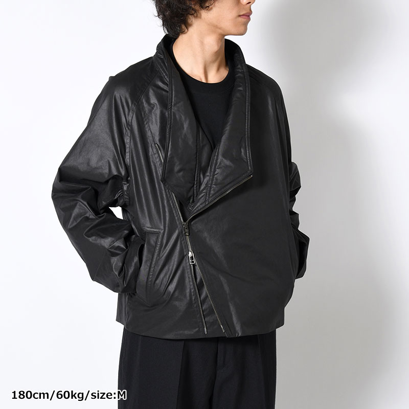 KIMONO BLOUSON -BLACK-