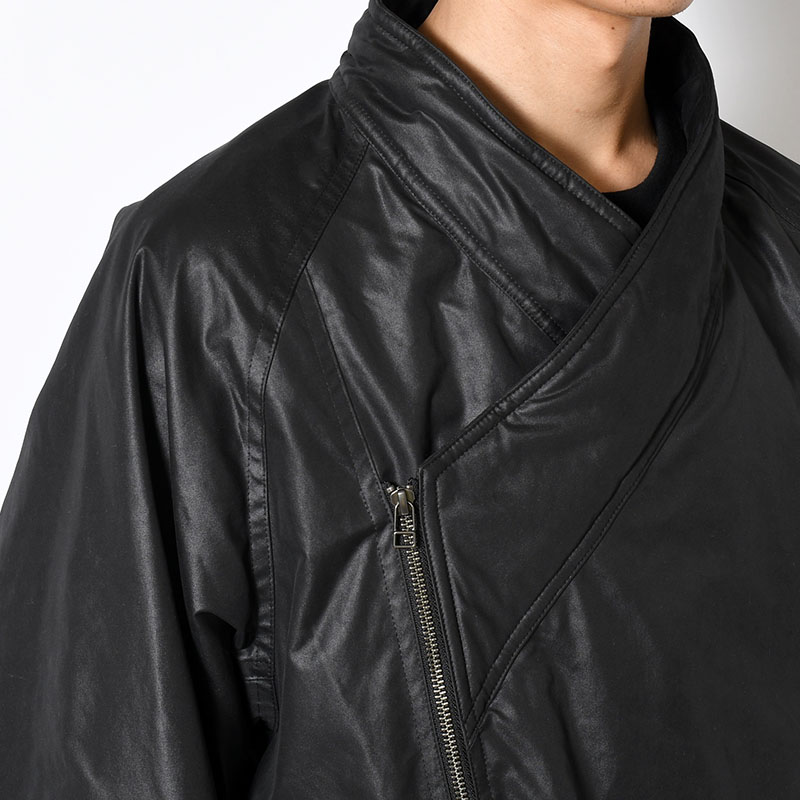 KIMONO BLOUSON -BLACK-