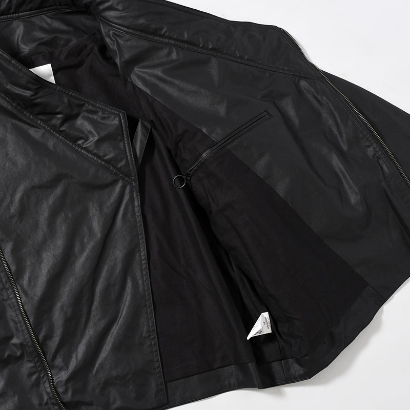 KIMONO BLOUSON -BLACK-