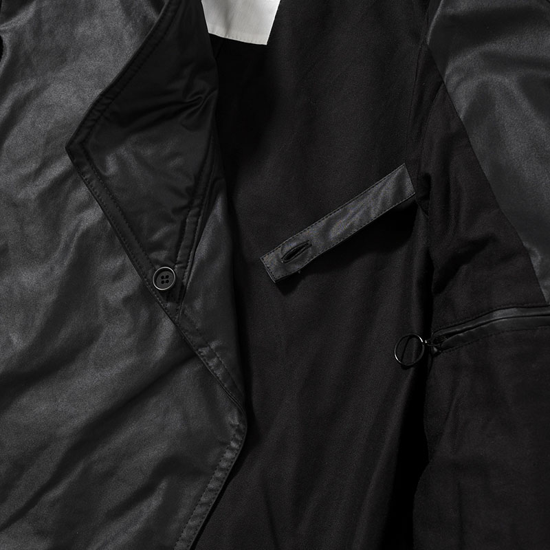 KIMONO BLOUSON -BLACK-
