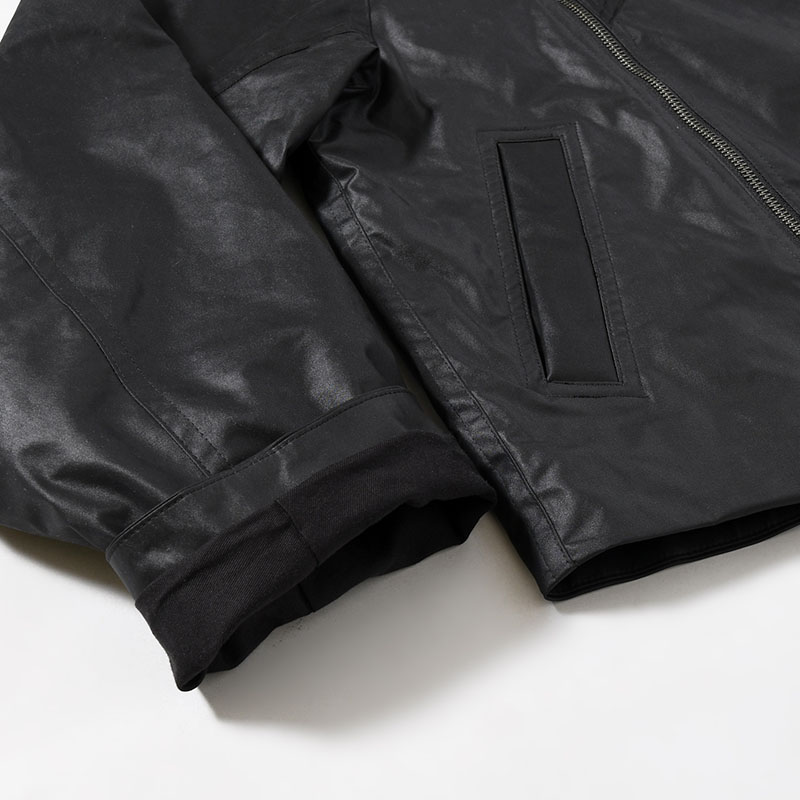 KIMONO BLOUSON -BLACK-