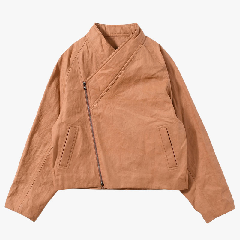 KIMONO BLOUSON -BROWN(柿渋染め)-