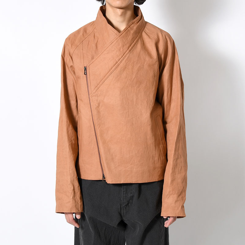 KIMONO BLOUSON -BROWN(柿渋染め)-