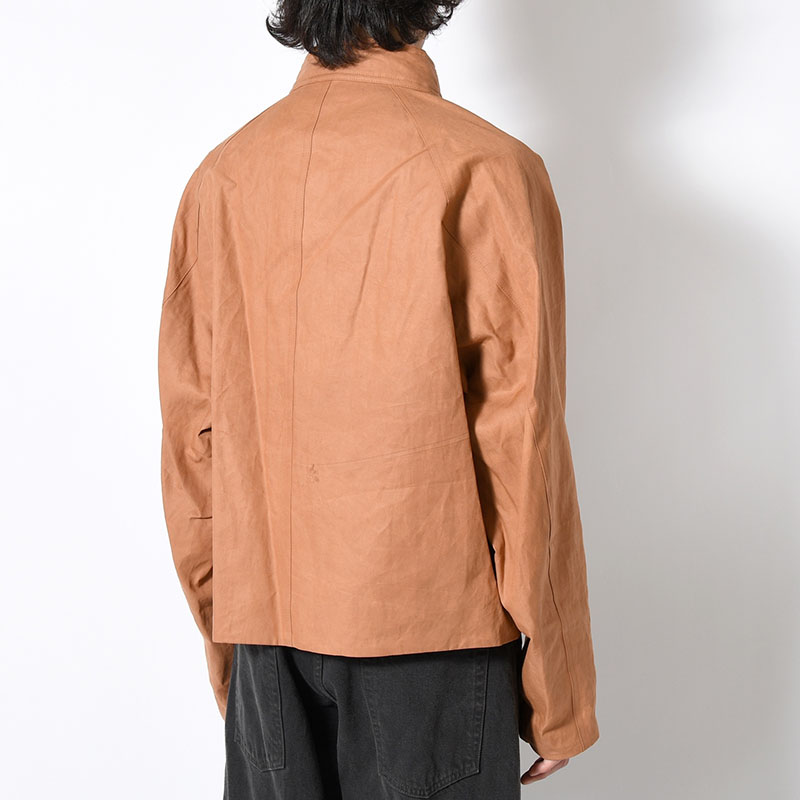 KIMONO BLOUSON -BROWN(柿渋染め)-