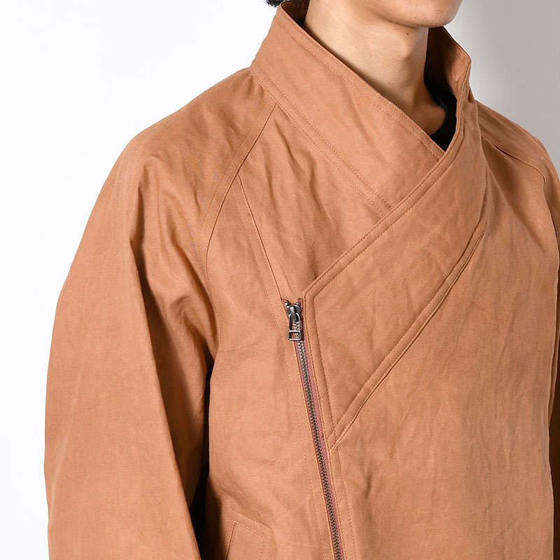 KIMONO BLOUSON -BROWN(柿渋染め)-