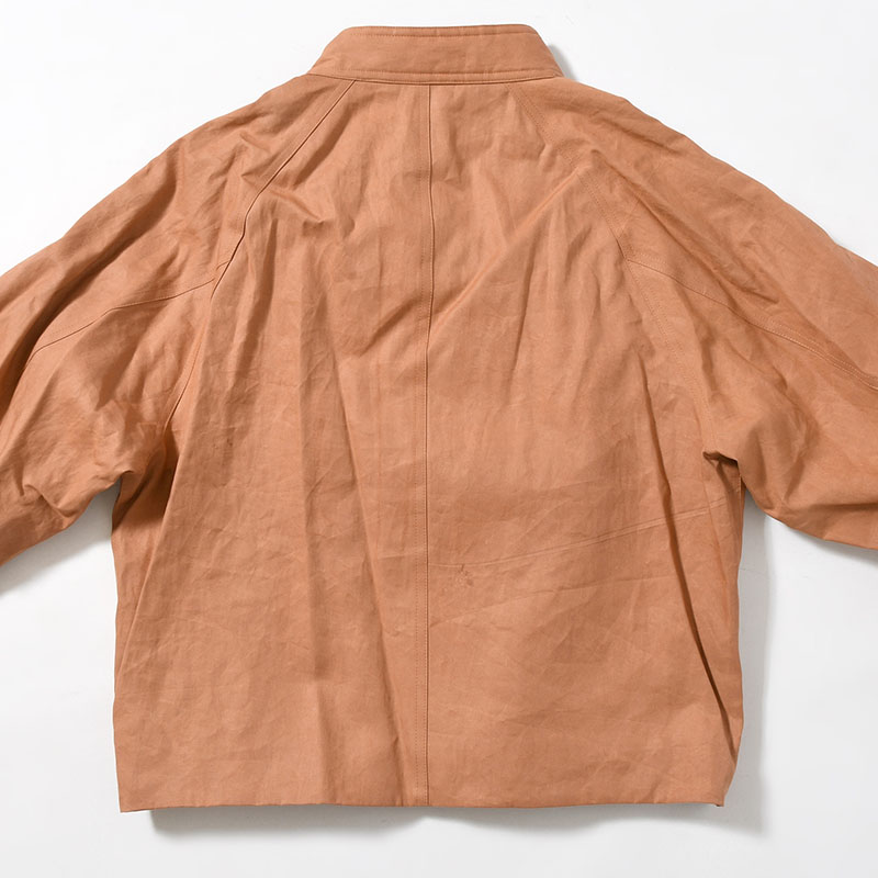 KIMONO BLOUSON -BROWN(柿渋染め)-