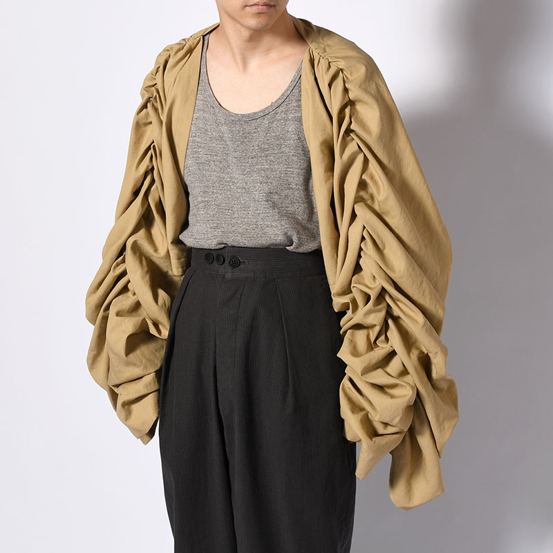 4 TRANSFORM WIDE SLEEVE -KHAKI BEIGE-
