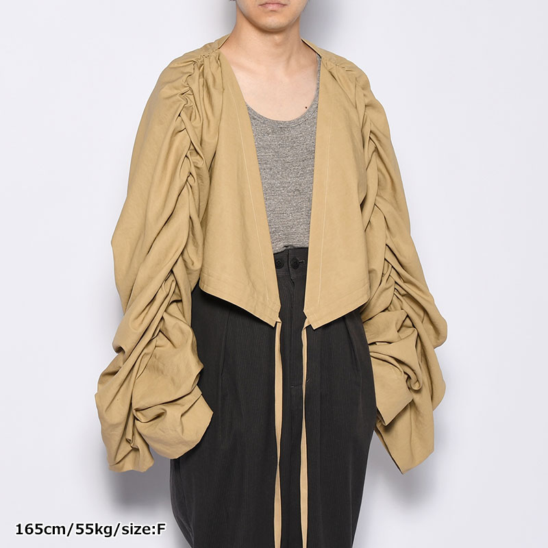 4 TRANSFORM WIDE SLEEVE -KHAKI BEIGE-