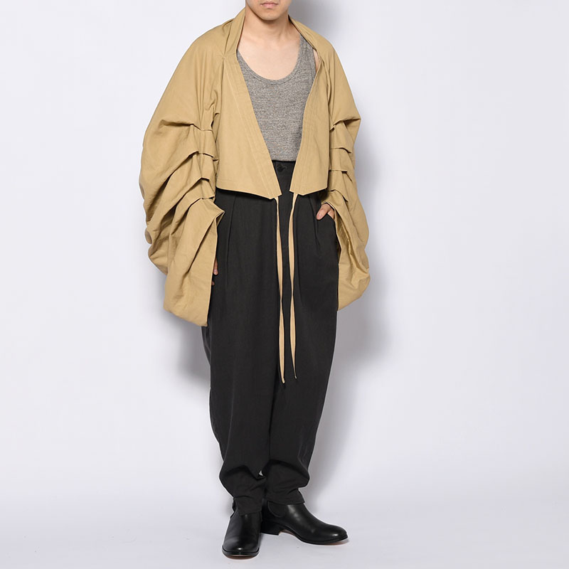4 TRANSFORM WIDE SLEEVE -KHAKI BEIGE-