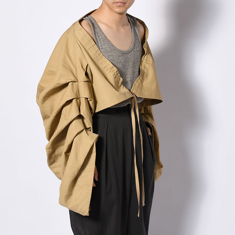 4 TRANSFORM WIDE SLEEVE -KHAKI BEIGE-