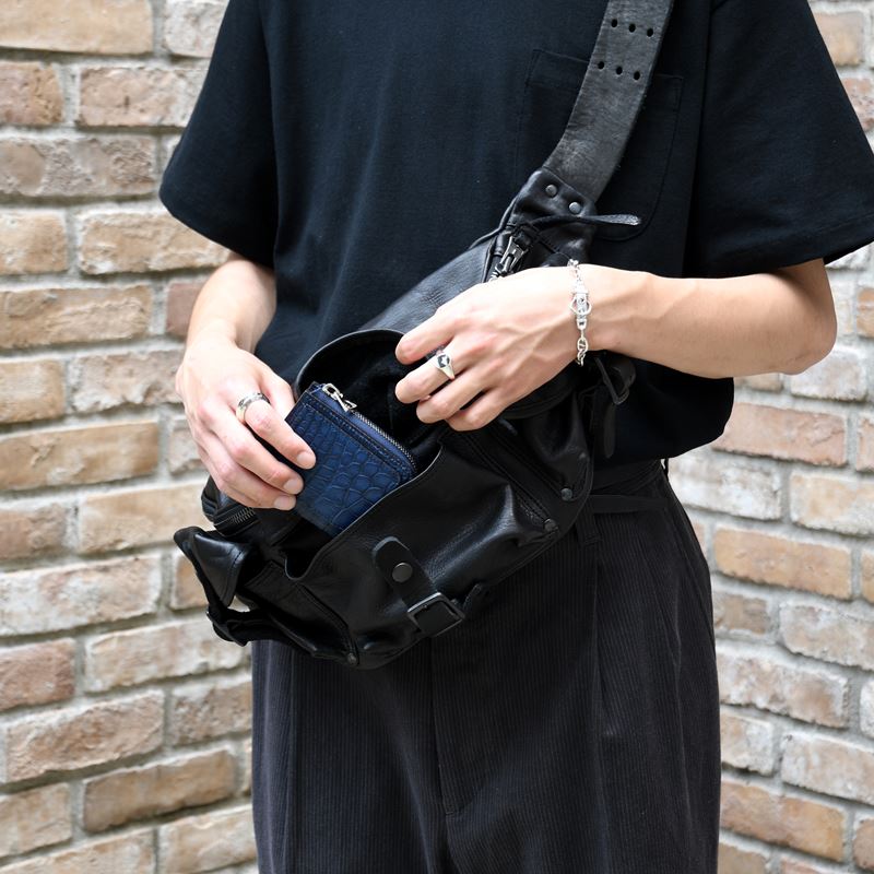 CRISTY VERY COMPACT WLT.5 / AI CROCO -INDIGO-