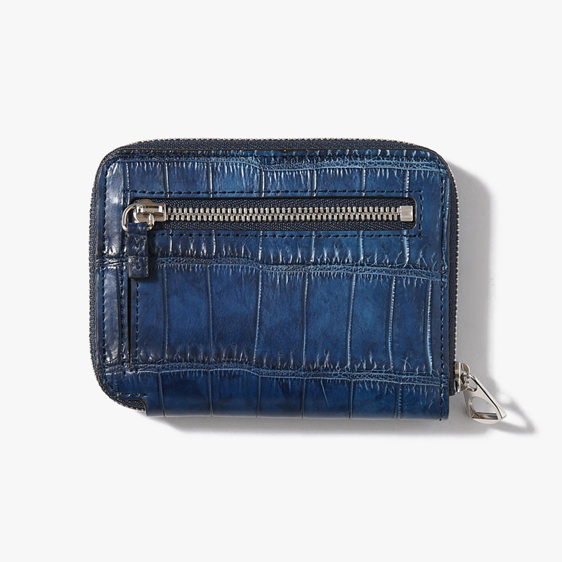 CRISTY SLIM COMPACT WLT / AI CROCO -INDIGO-