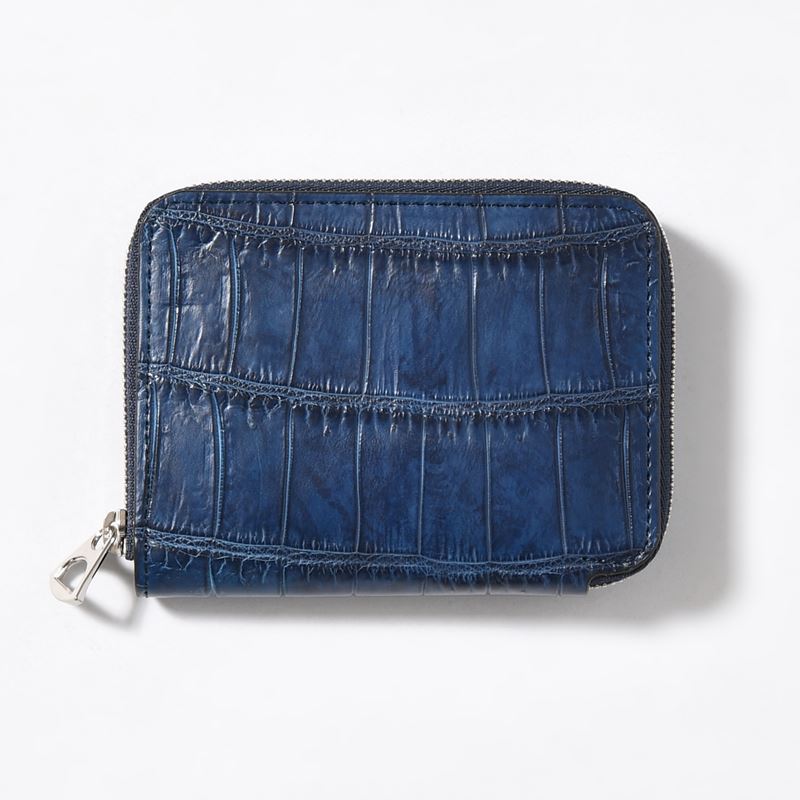 CRISTY SLIM COMPACT WLT / AI CROCO -INDIGO-