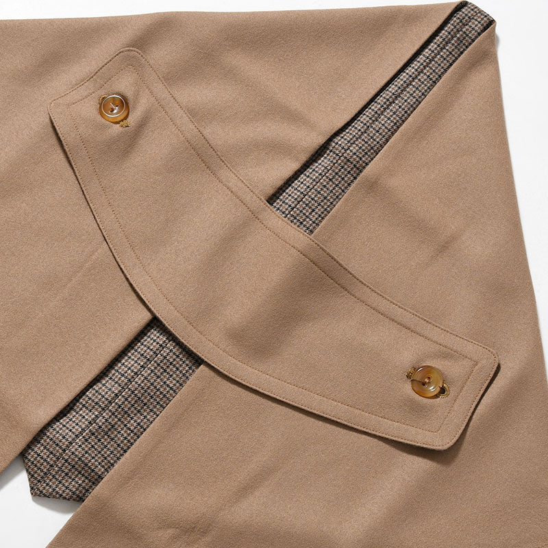 DOUBLE FACE WOOL SCALF "QUEEN" -2.COLOR-